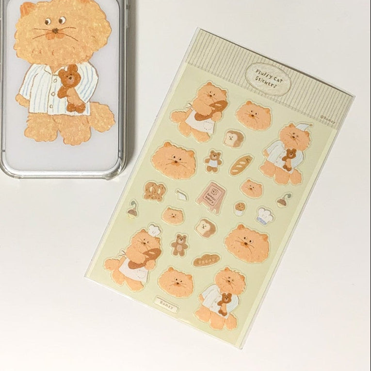RAMZY - Sticker Fluffy Cat