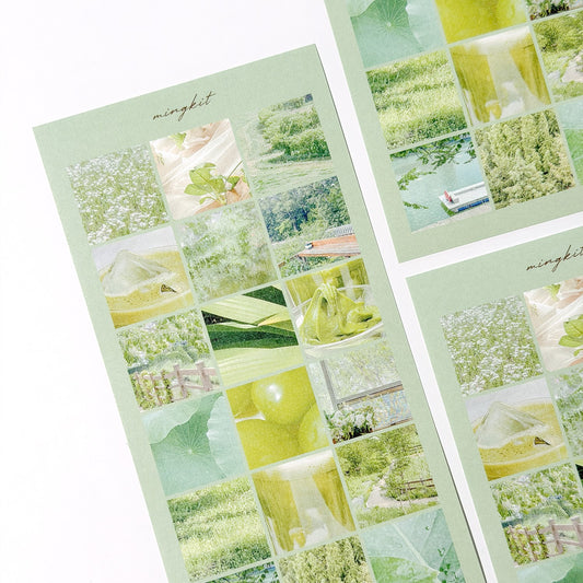 MING KIT - Sticker Vert Journaling