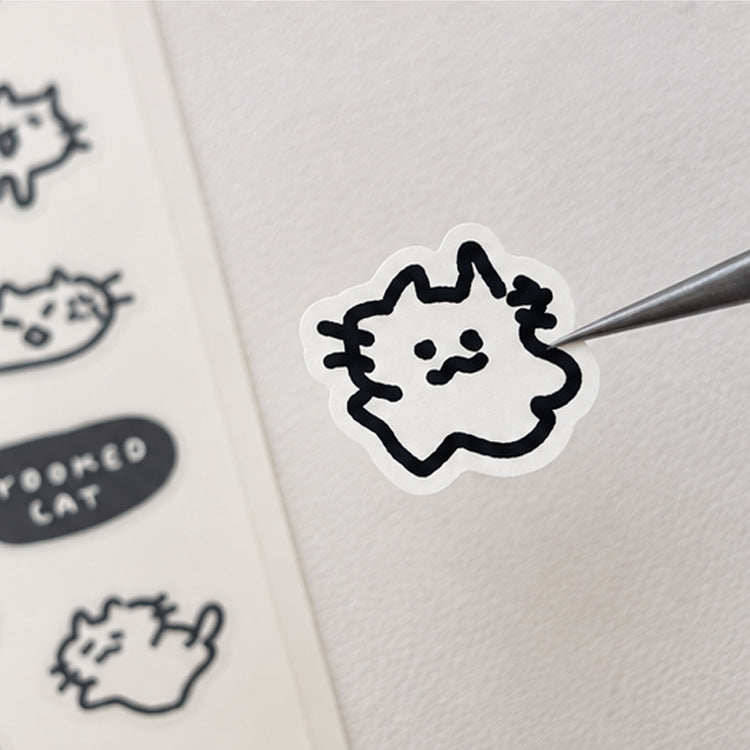 JJOKKOMICAT - Sticker Chat Tout Biscornu