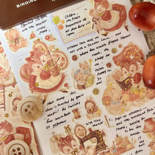 DEAR DOLLY -  Sticker La Chaumière de Chiffon Vintage