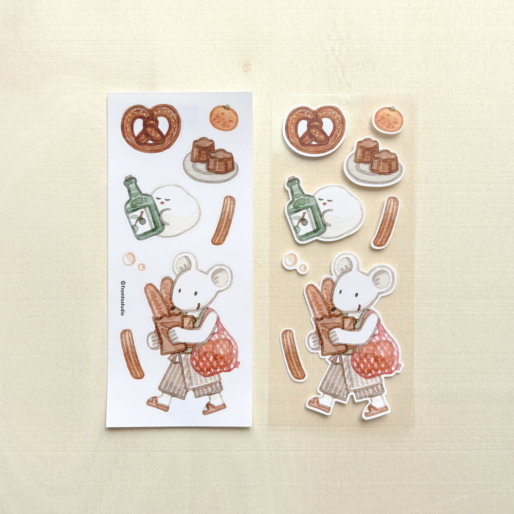 FROMTO STUDIO - Sticker Morning Cafe