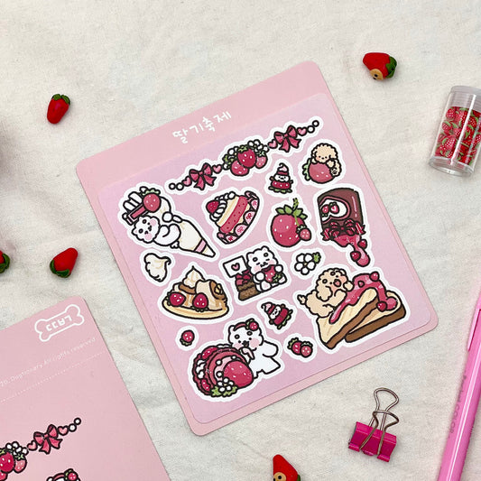 DOGTIONARY - Sticker Festival des Fraises