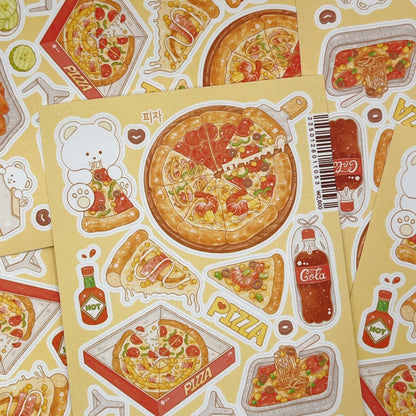 MONGJIN ART - Sticker Pizza