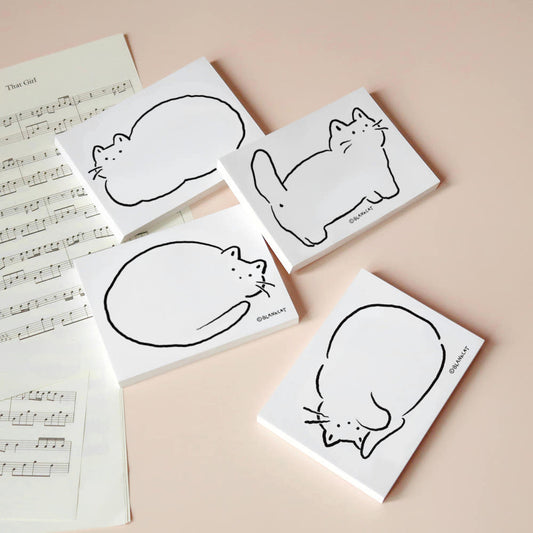 BLANK CAT - Pense-Bêtes Chats Arrondis