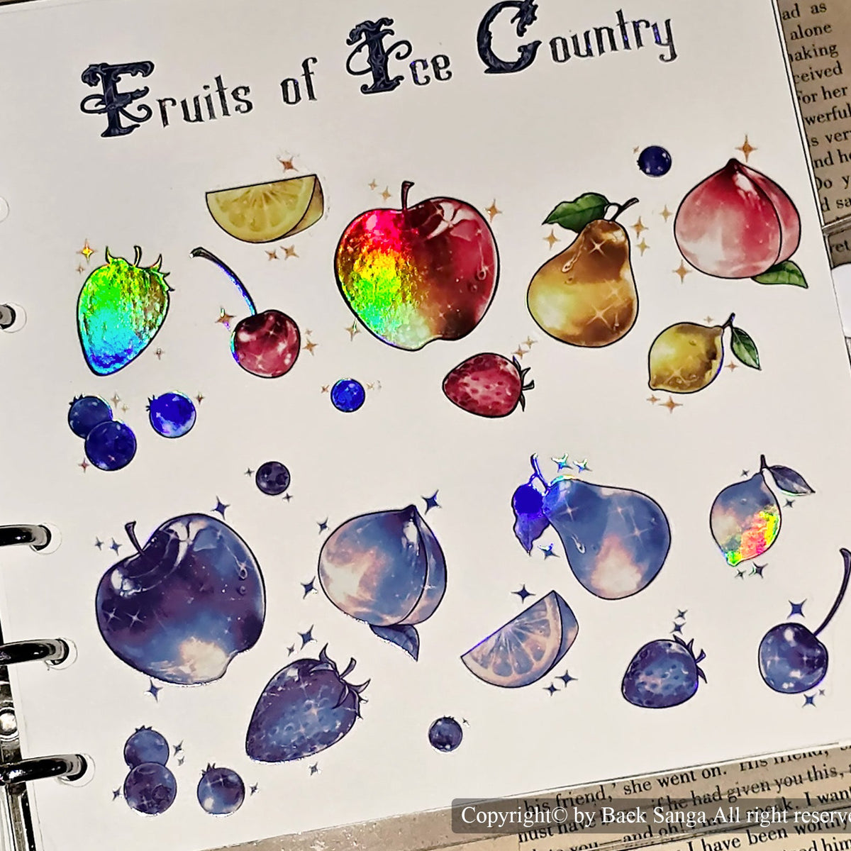 BAEK SANGA - Kiss Cut Les Fruits Du Royaume Des Glace