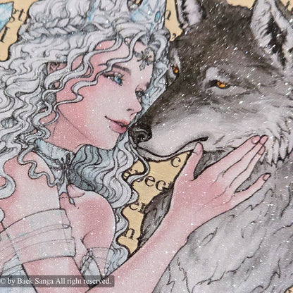 BAEK SANGA - Sticker Le Château de la Reine des Glaces