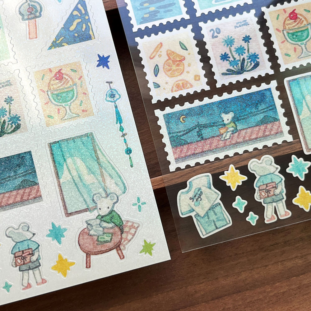 FROMTO STUDIO - Sticker Timbres d'Eté