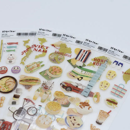 HARLOW - Sticker Voyage dans le Monde