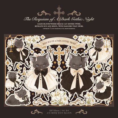 DEAR DOLLY - Sticker Gothique Requiem Vintage
