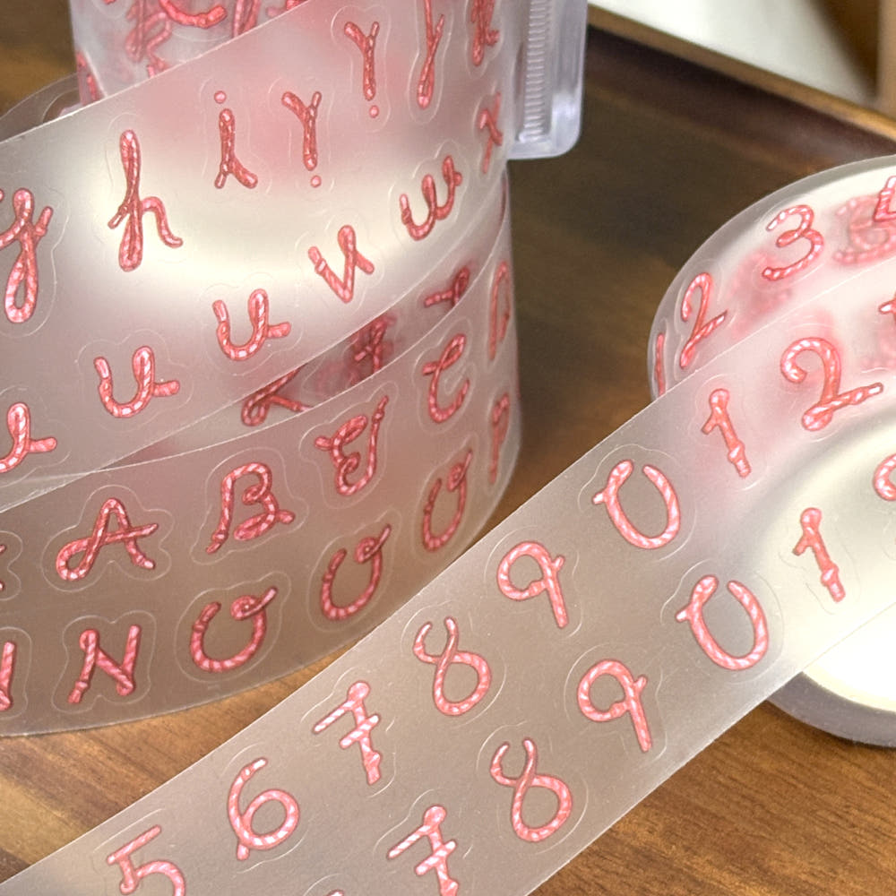FROM TO STUDIO - Kiss Cut Alphabet Corde