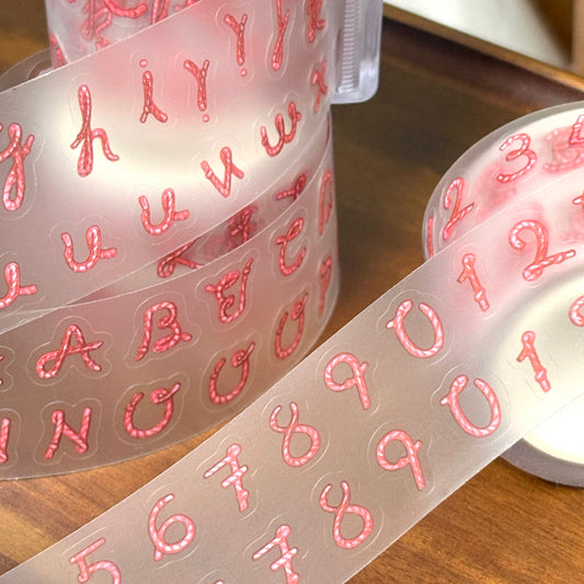 FROMTO STUDIO - Kiss Cut Alphabet Corde