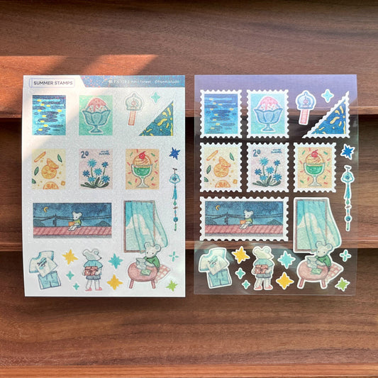 FROMTO STUDIO - Sticker Timbres d'Eté