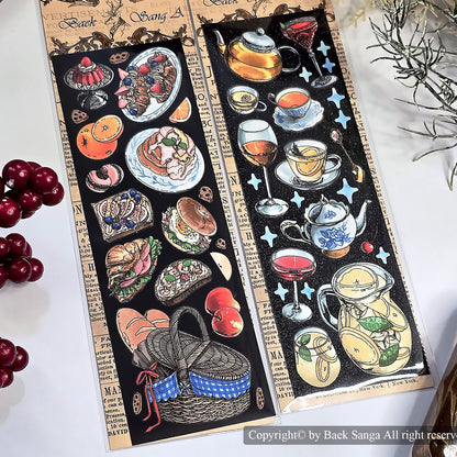 BAEK SANGA - Sticker Le Panier de Pique Nique