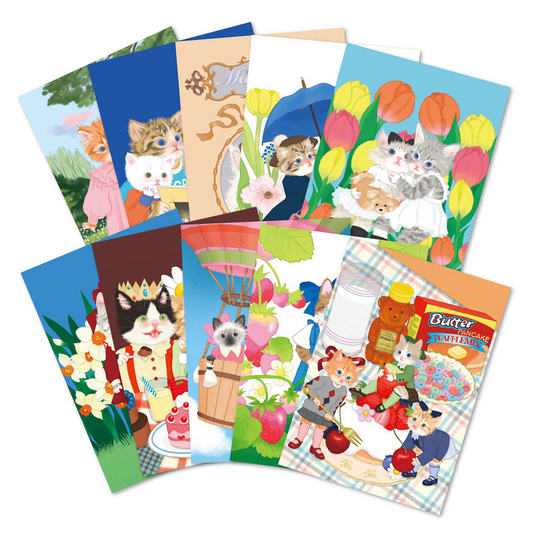 AUTUMN FRUITS - Lot de 12 cartes postales
