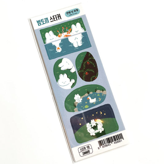 HELLO I'M PIXY - Sticker Les Lapins de Nuit