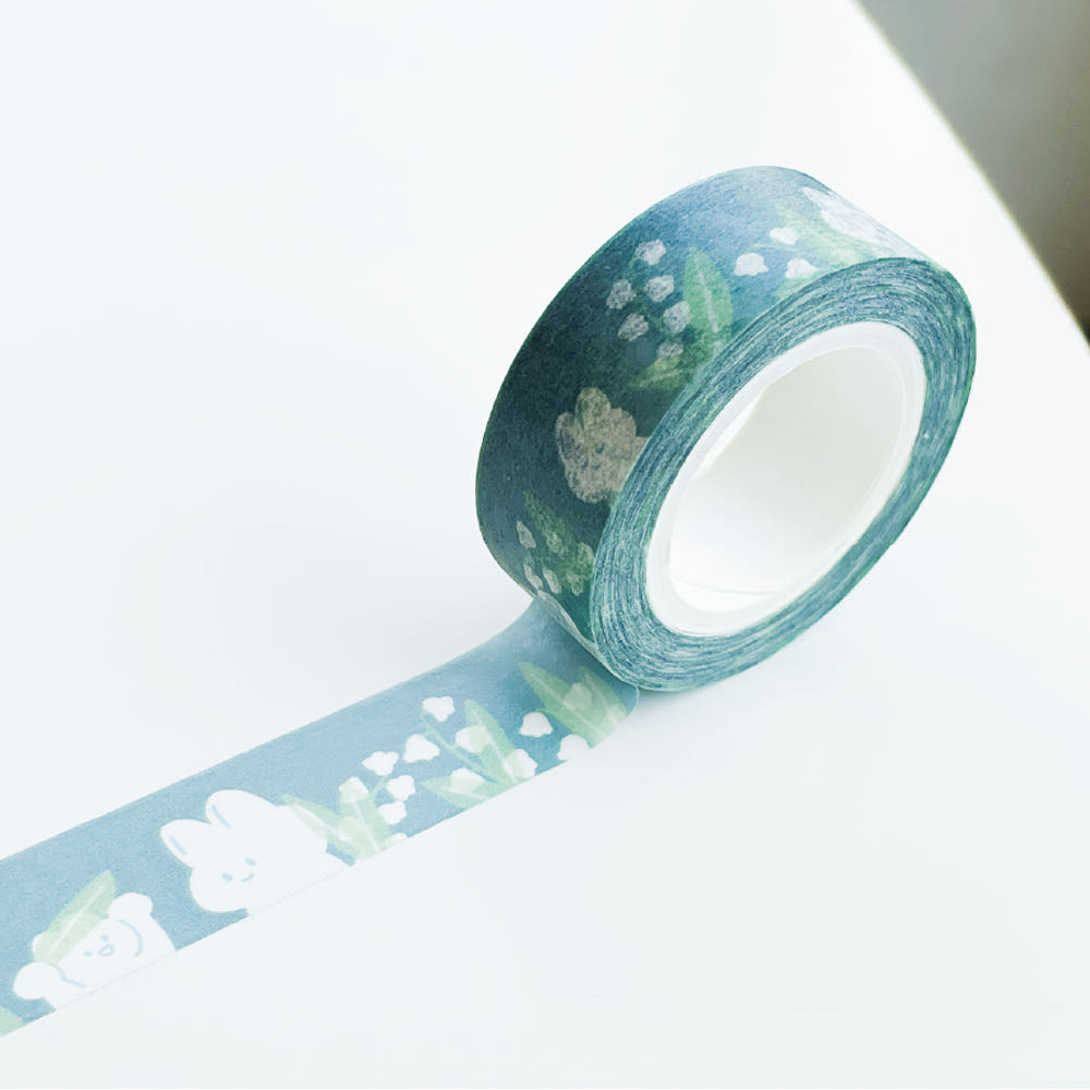 HELLO I'M PIXY - Masking Tape Les Fleurs en Clochettes et le Lapin de Nuit 🌸🐇🌙