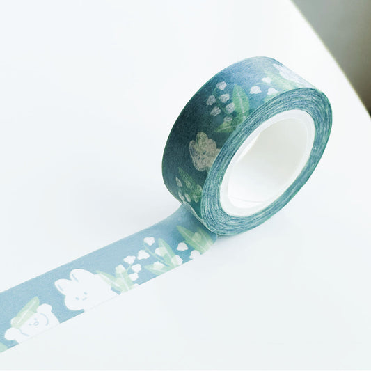 HELLO I'M PIXY - Masking Tape Les Fleurs en Clochettes et le Lapin de Nuit 🌸🐇🌙