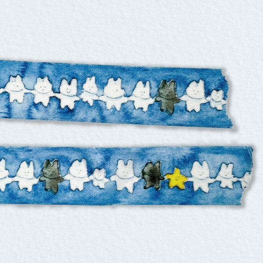 HELLO I'M PIXY - Masking Tape La Ronde du Lapin de Nuit