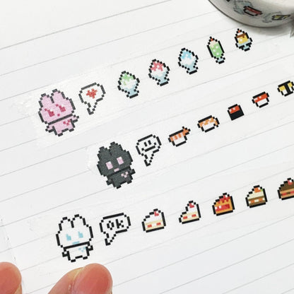 HELLO I'M PIXY - Masking Tape A Table Pixel