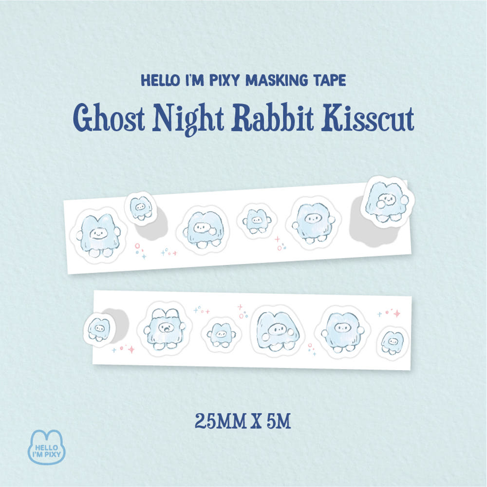 HELLO I'M PIXY - Kiss Cut Le Lapin Fantôme de Nuit