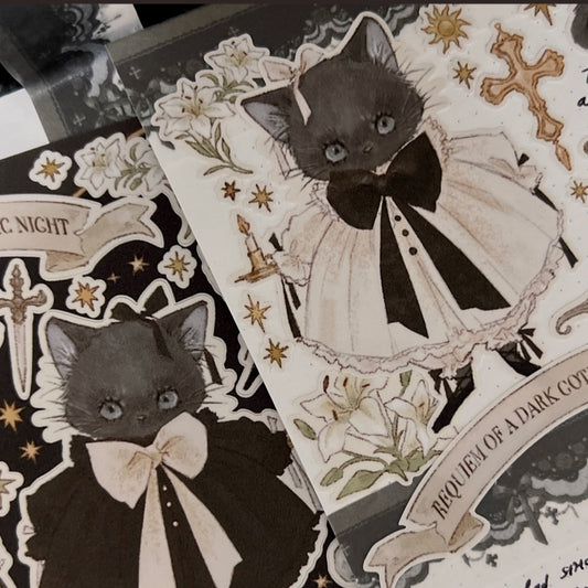 DEAR DOLLY - Sticker Gothique Requiem Vintage