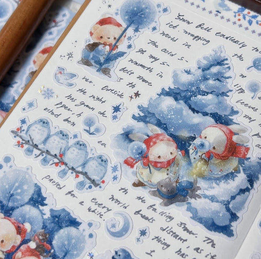 DEAR DOLLY - Sticker Fleurs de Neige