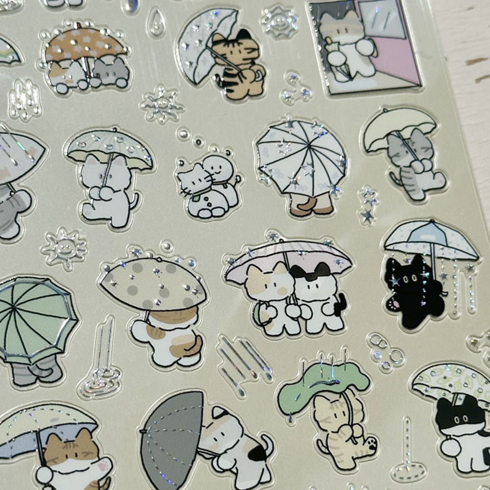 DDDINGDDONG - Sticker Jour de Pluie