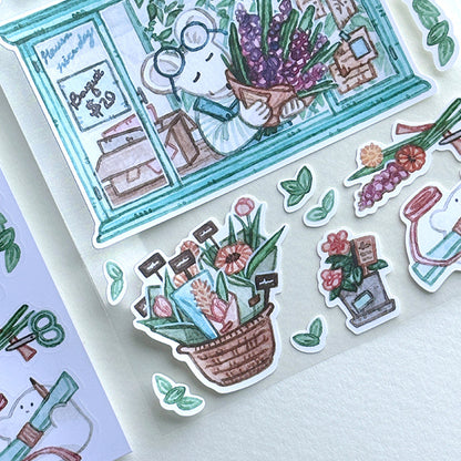 FROMTO STUDIO - Sticker Fleuriste1