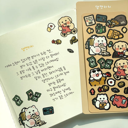 DOGTIONARY - Sticker Daeng & Riche