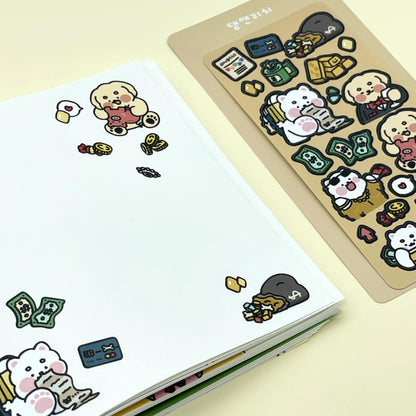 DOGTIONARY - Sticker Daeng & Riche