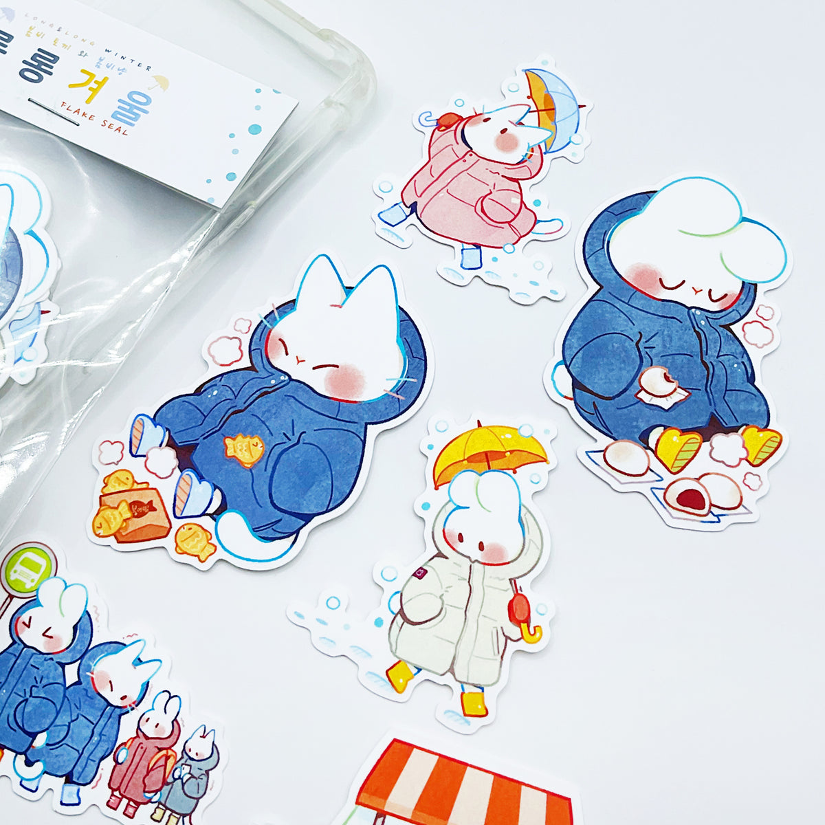 DAMJANG ALAE - Set de Stickers Un Long Long Hiver