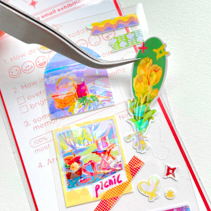 JOP DONG SA NI - Sticker Holographique d'Ambiance