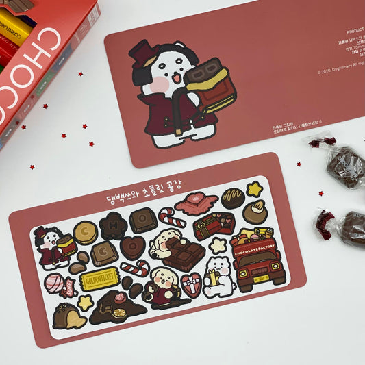 DOGTIONARY - Sticker Daengbaekss & La Chocolaterie