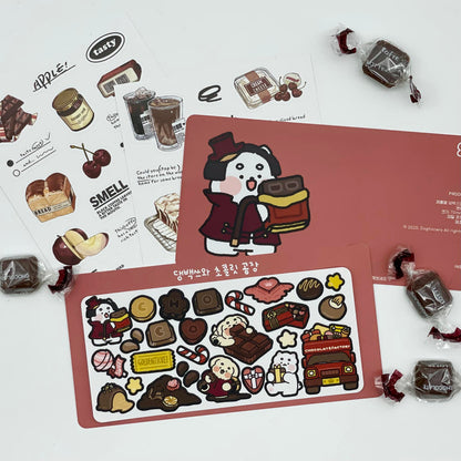 DOGTIONARY - Sticker Daengbaekss & La Chocolaterie