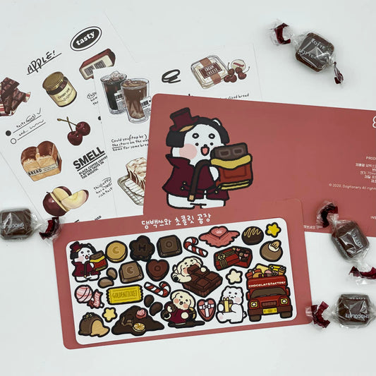 DOGTIONARY - Sticker Daengbaekss & La Chocolaterie