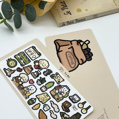 DOGTIONARY - Sticker Daengs Café