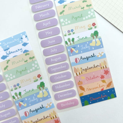 WINWON - Sticker Journaling Mois