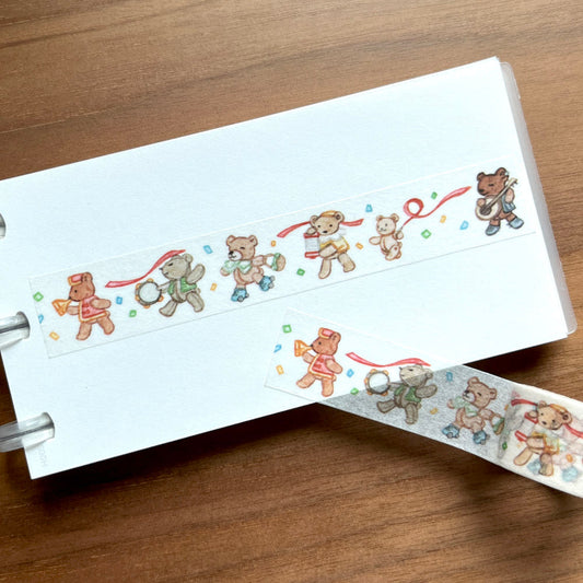 FROMTO STUDIO - Masking Tape Parade des Ours