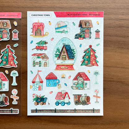 FROMTO STUDIO - Sticker Village de Noël