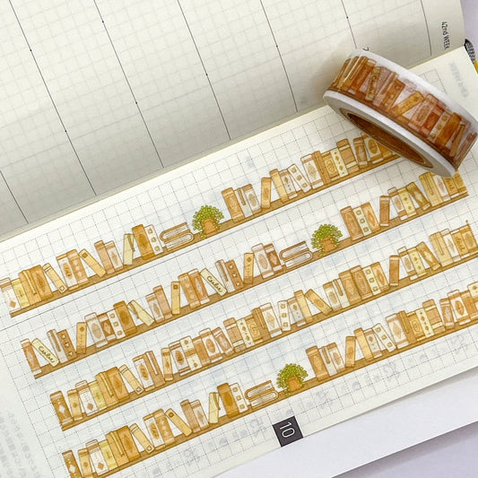 MONGJIN ART - Masking Tape Etagère de Livres