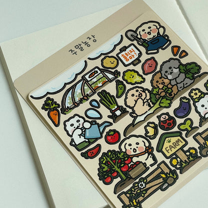 DOGTIONARY - Sticker Ferme du Weekend