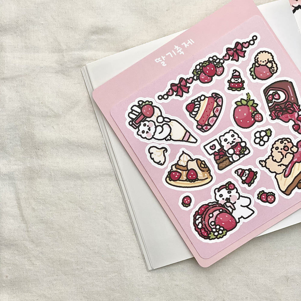 DOGTIONARY - Sticker Festival des Fraises