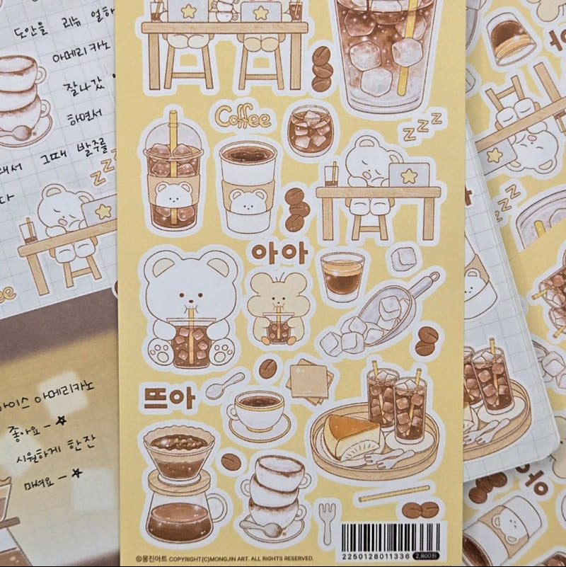MONGJIN ART - Sticker Americano