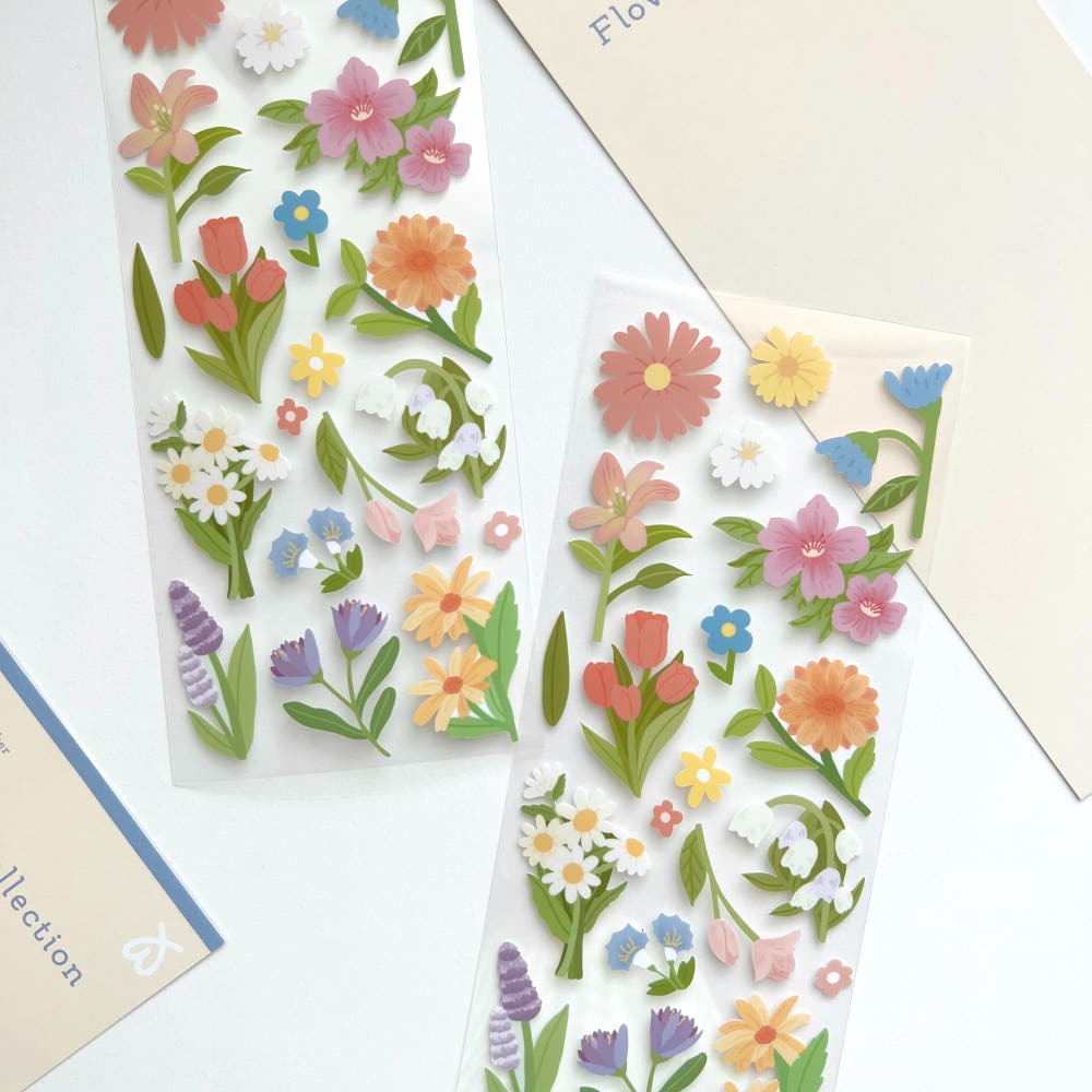 WINWON - Sticker Fleurs du Printemps