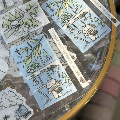 MEWMEWBEAM - Sticker Le Chemin Vers la Forêt