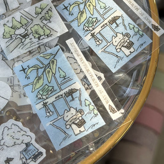 MEWMEWBEAM - Sticker Le Chemin Vers la Forêt