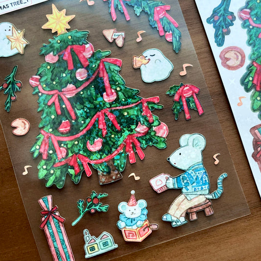 FROMTO STUDIO - Sticker L'arbre de Noël1
