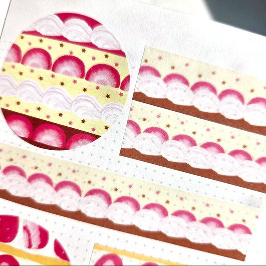 CATDABANG - Masking Tape Strawberry Cake