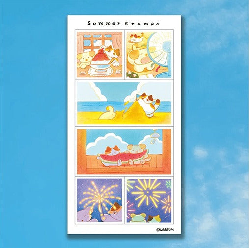 LEE BOM - Sticker l'été de HoPang & AngNyang