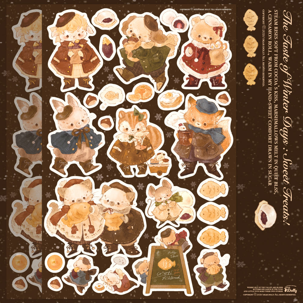DEAR DOLLY - Sticker Petites Douceurs Vintage